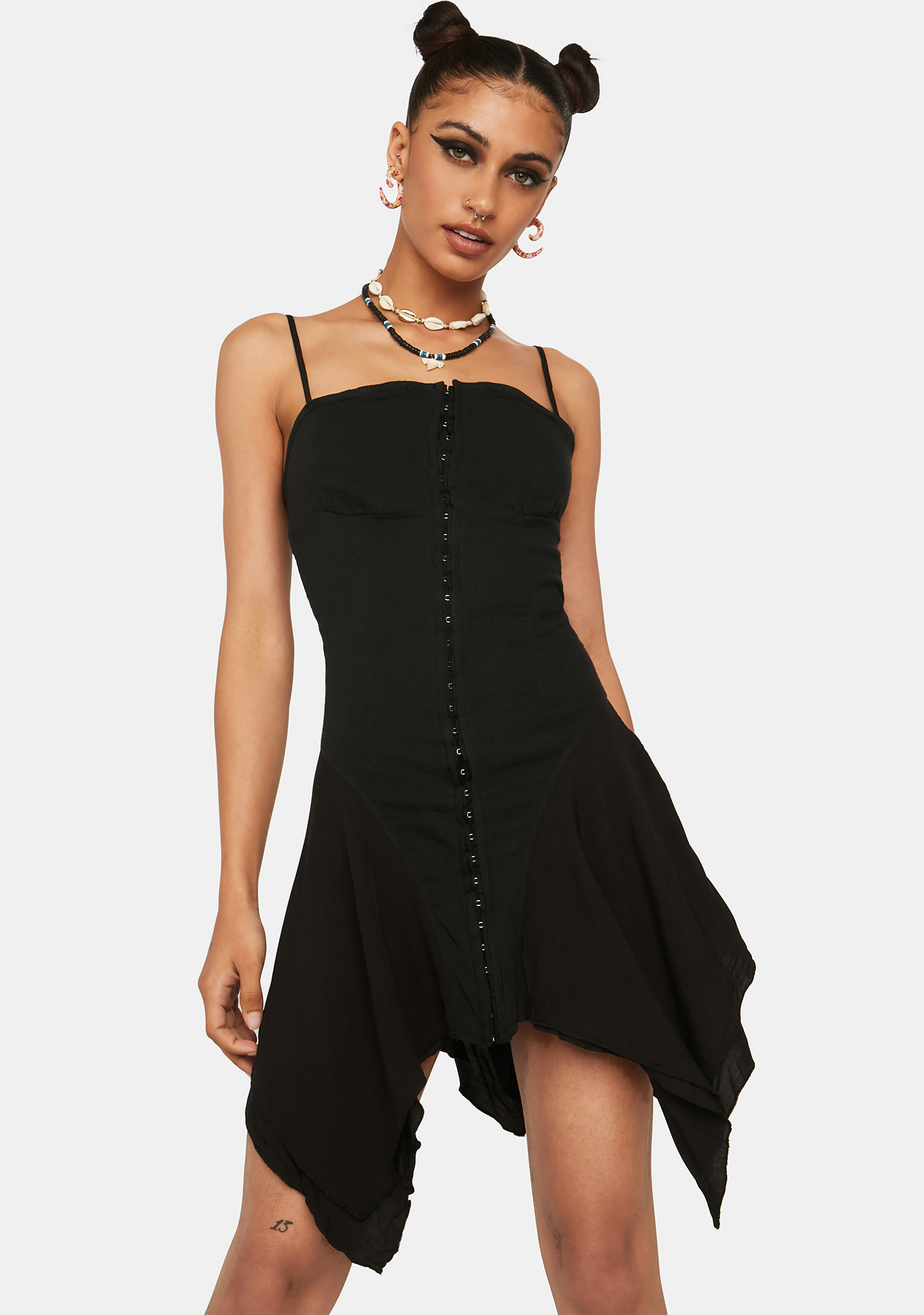 joanne handkerchief mini dress