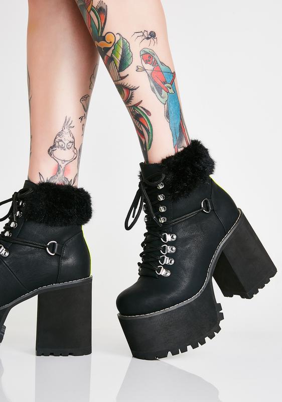 platform hiker booties