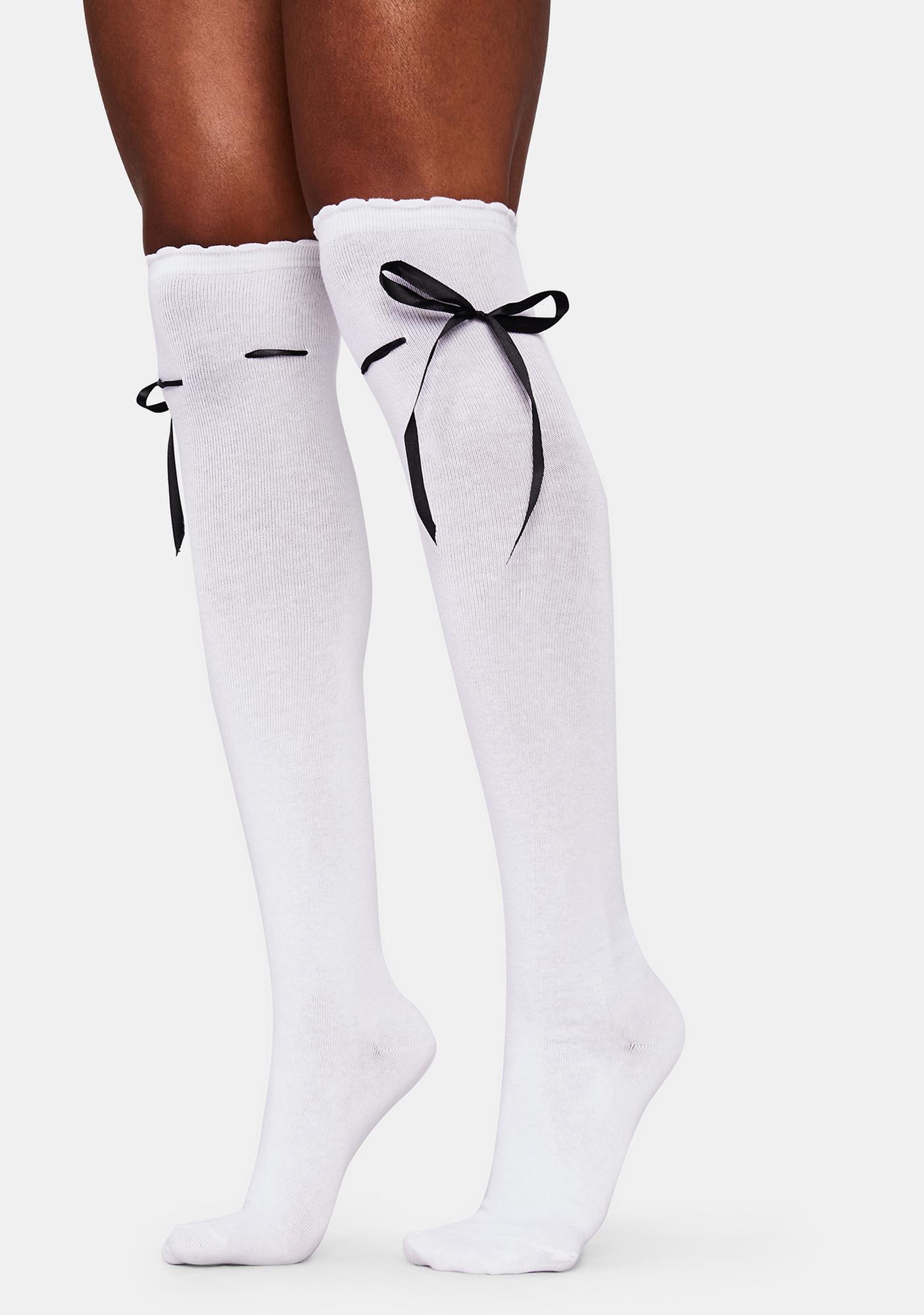 knee high white socks big w