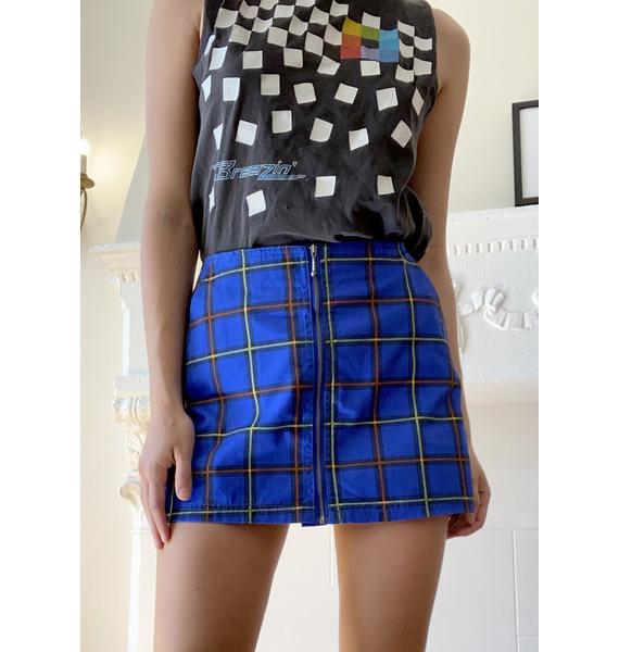 Obey Bailey Plaid Mini Skirt | Dolls Kill