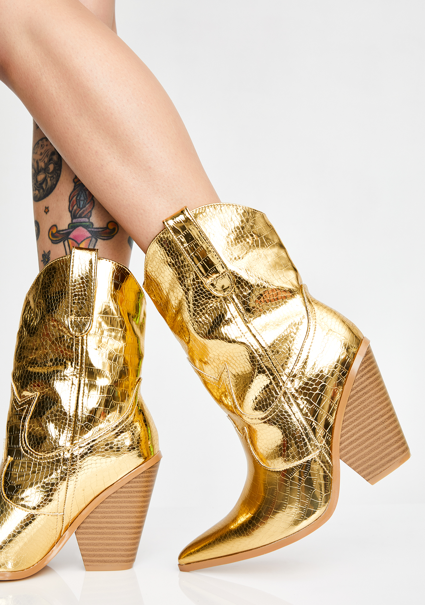 gold rush boots
