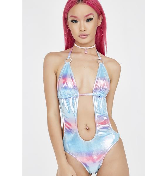 shiny monokini