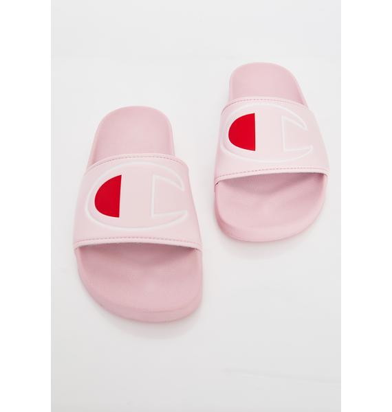 champion slides pink