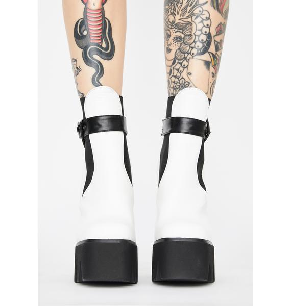 la moda perceptions chunky platform boots