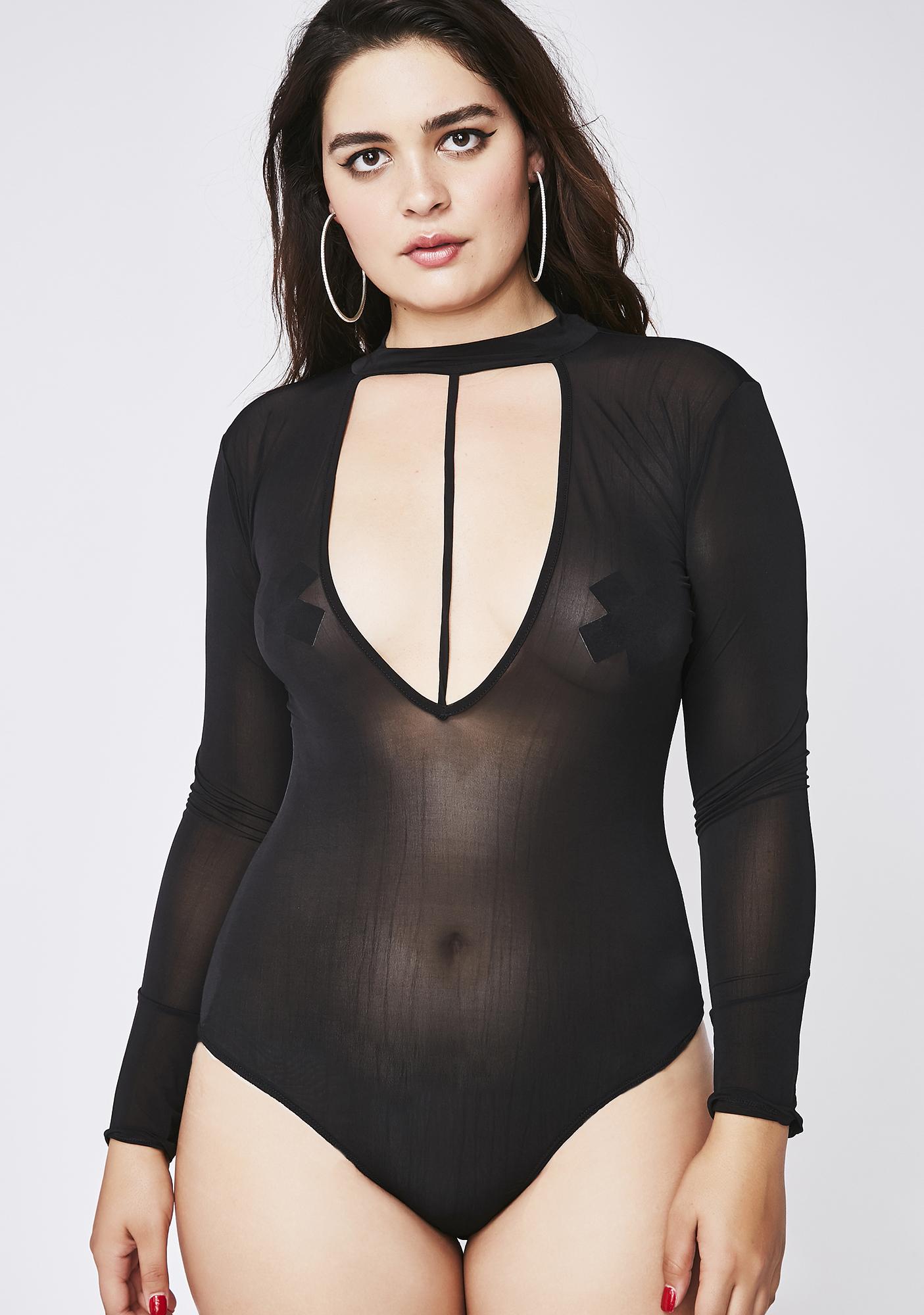 Go Off Sheer Bodysuit cuz you're goin' for the kill. 