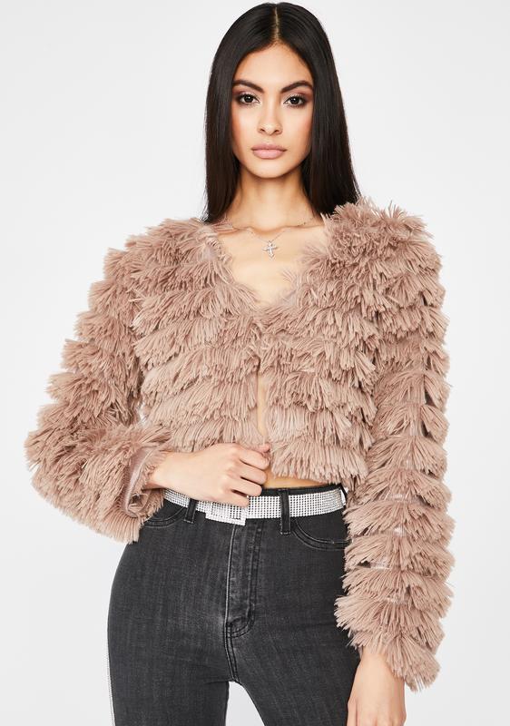 fuzzy fringe jacket
