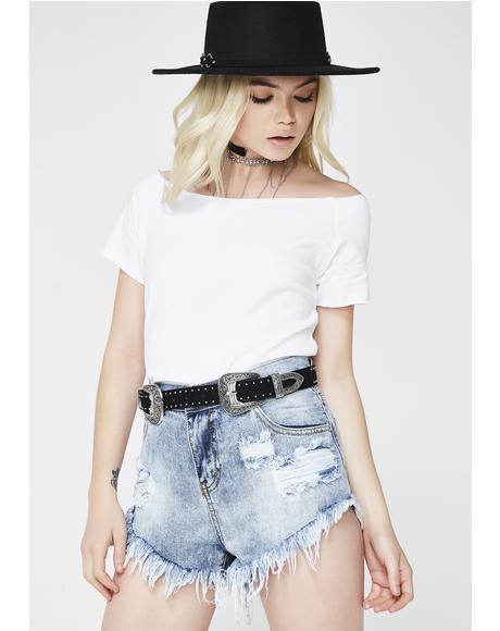 Make It Happen Denim Shorts