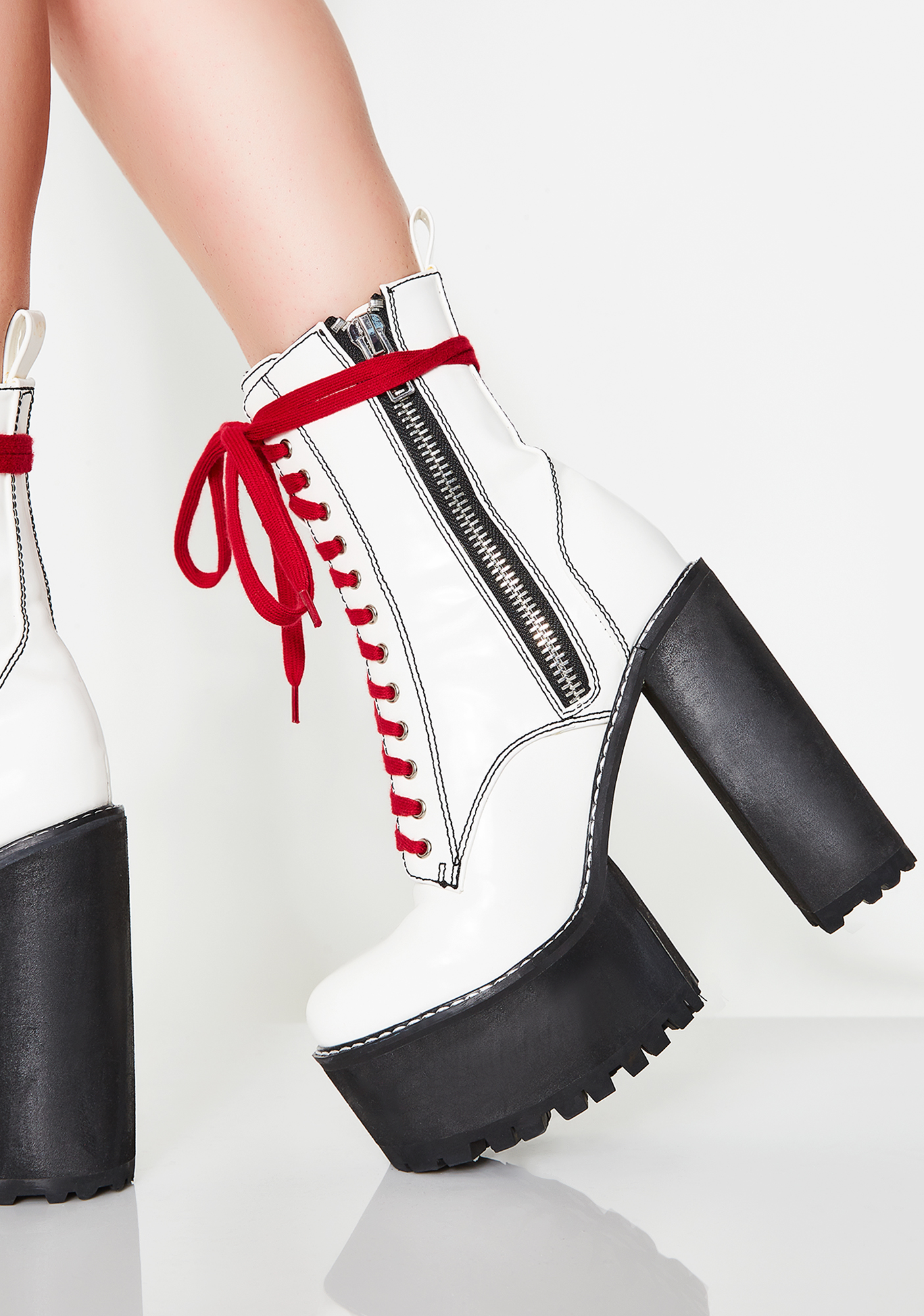 Current Mood Icy Low Nancy Boots Dolls Kill