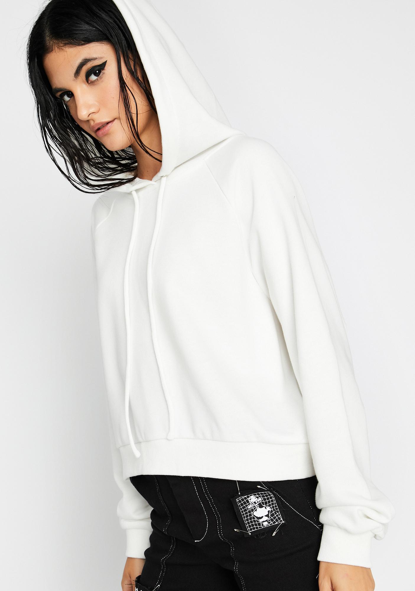 Cut-Out Back Pullover Hoodie | Dolls Kill