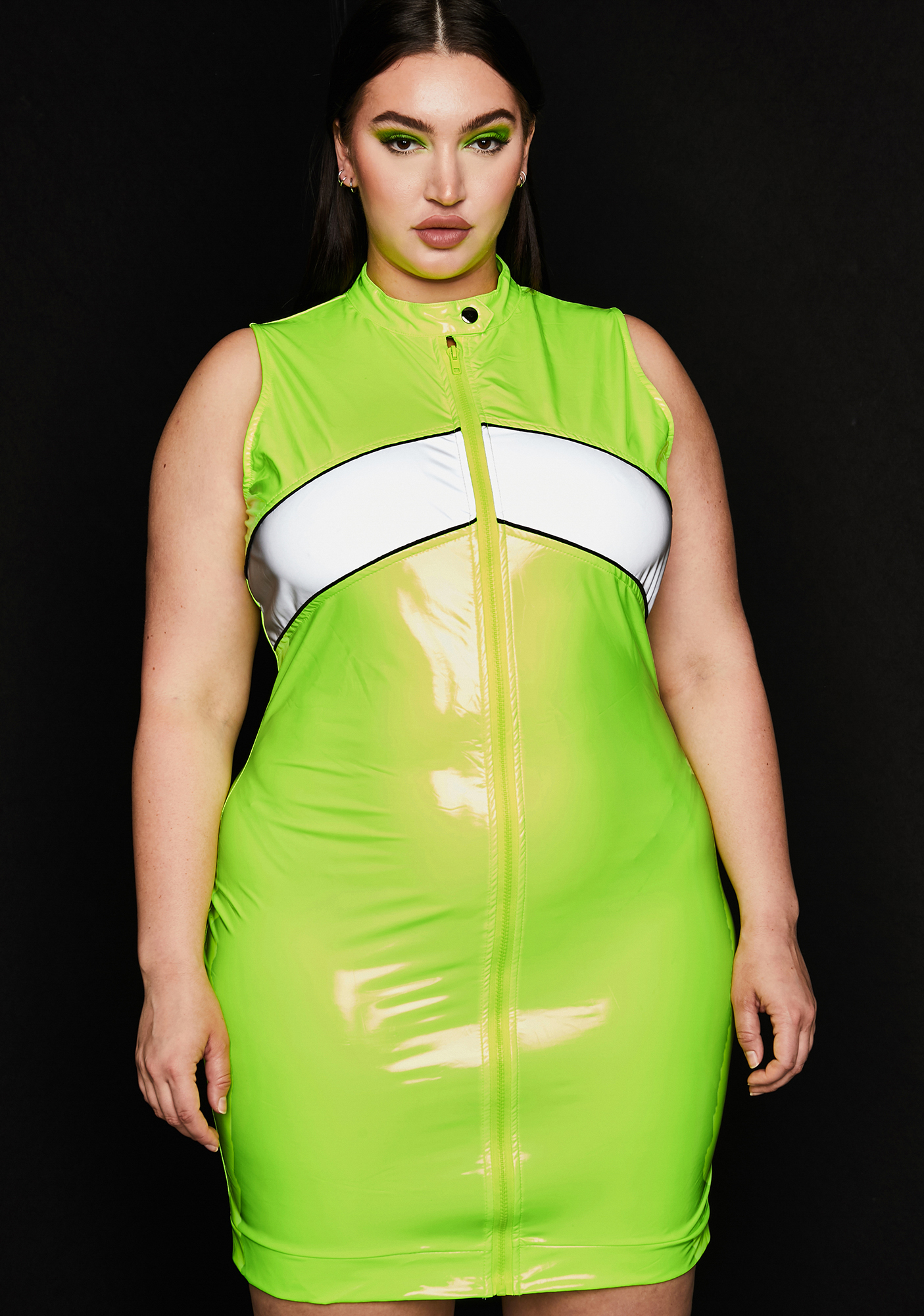 Lux Electrik Engines Go Vinyl Dress Dolls Kill