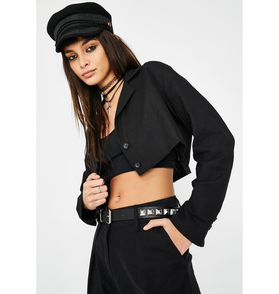 motel rocks leather blazer