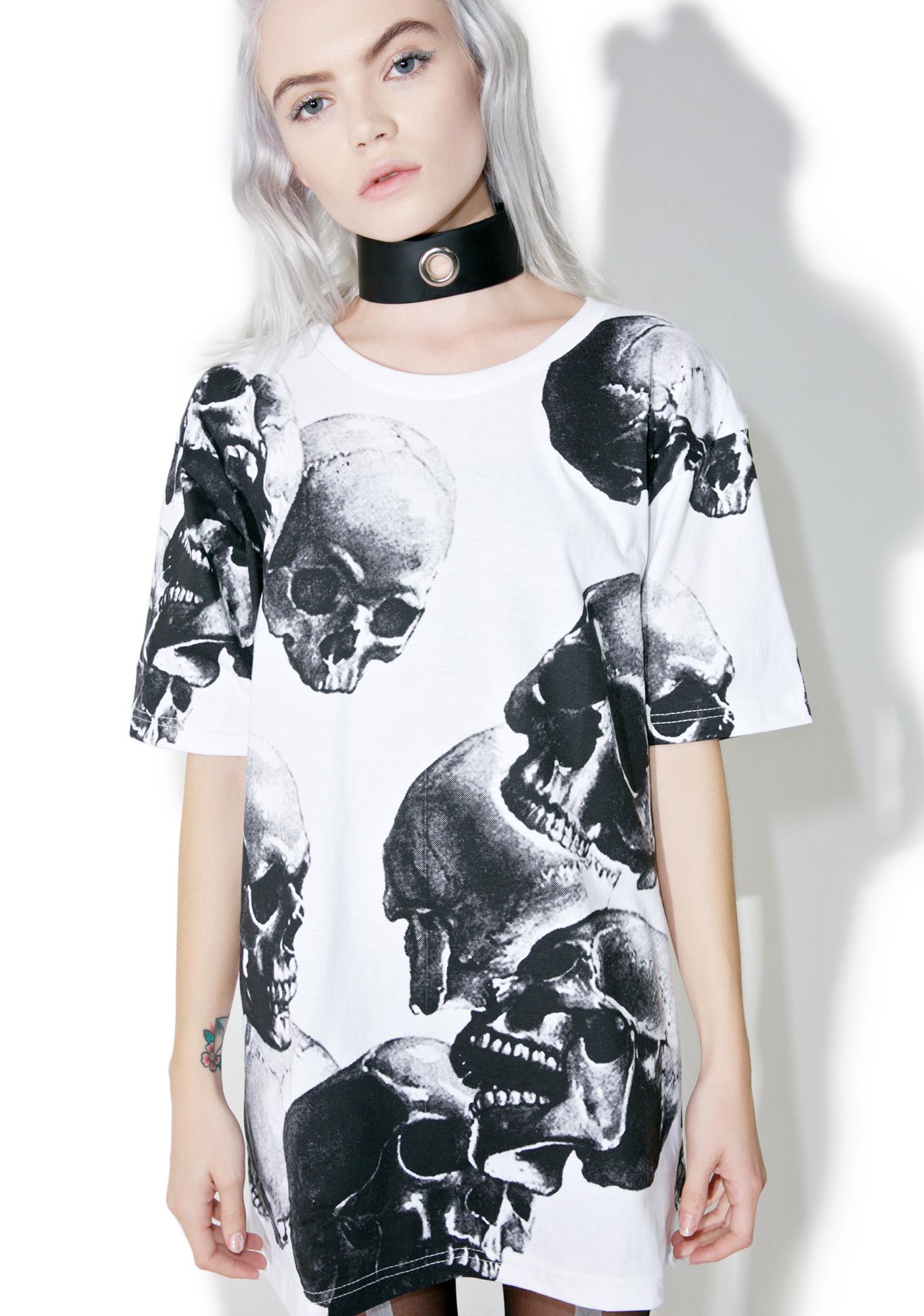 Skulls Graphic T-Shirt | Dolls Kill