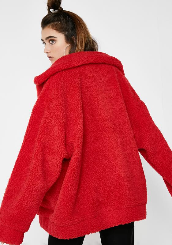 i am gia pixie coat burgundy