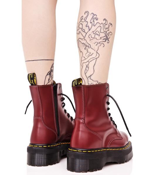 jadon red dr martens