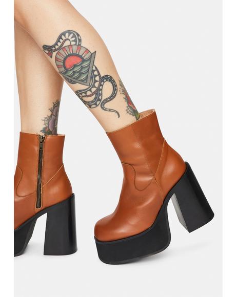 Demonia Shaker Boots 65 Vegan Leather Black Dolls Kill