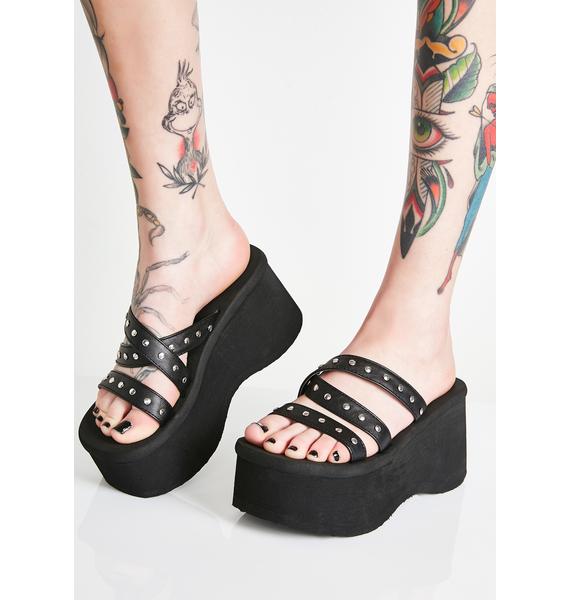 demonia flip flops