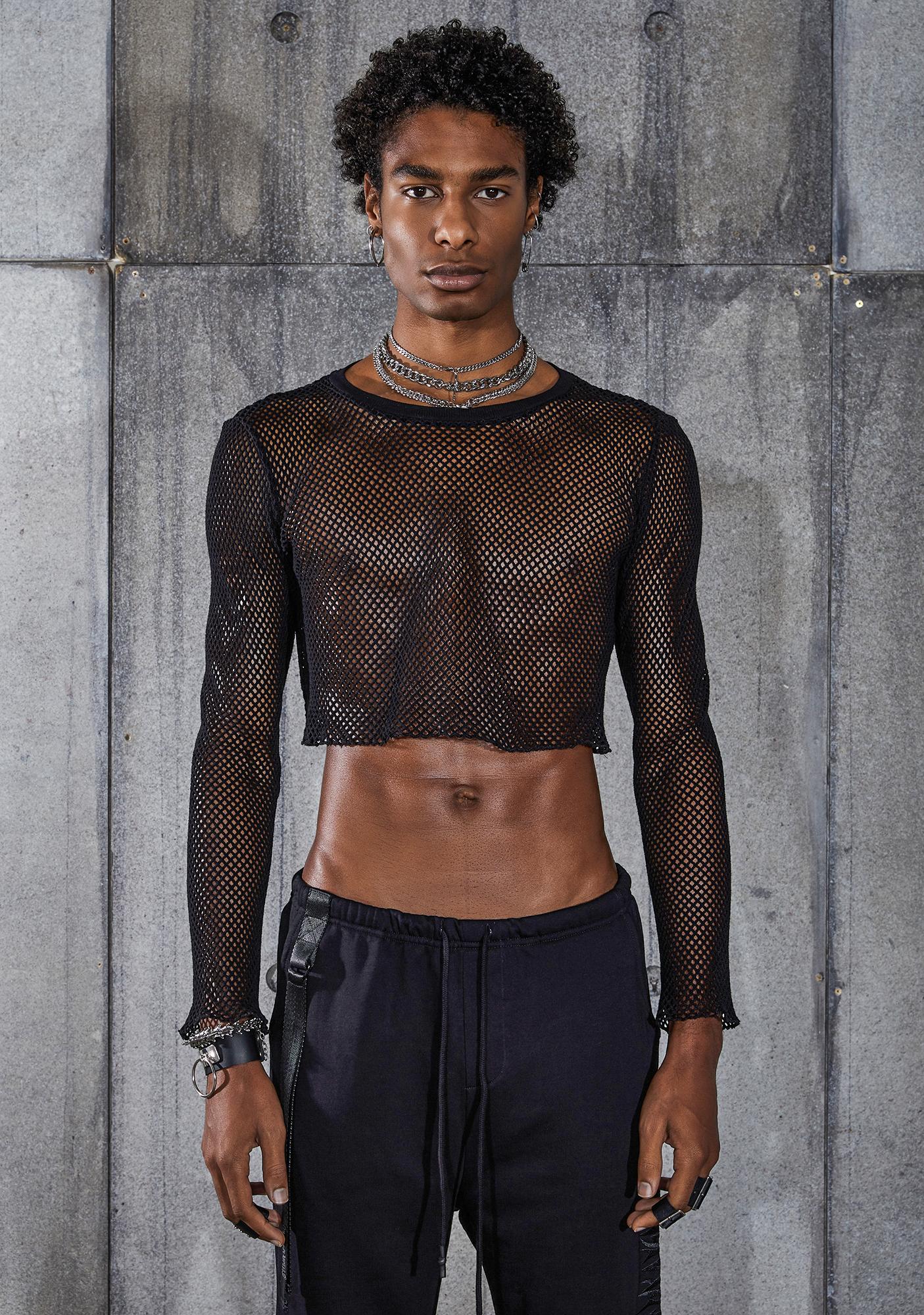 fishnet long sleeve