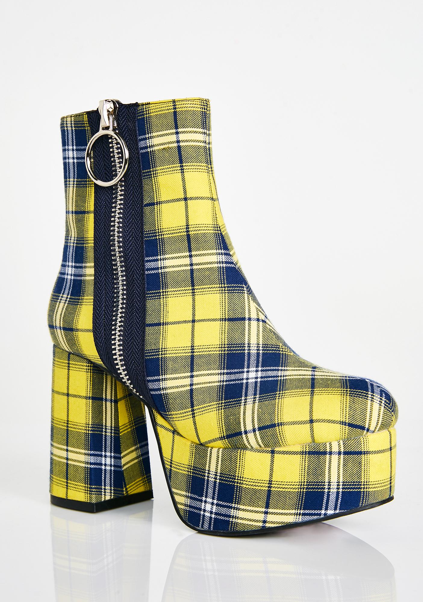 gul plaid booties new style 27a92 e6998