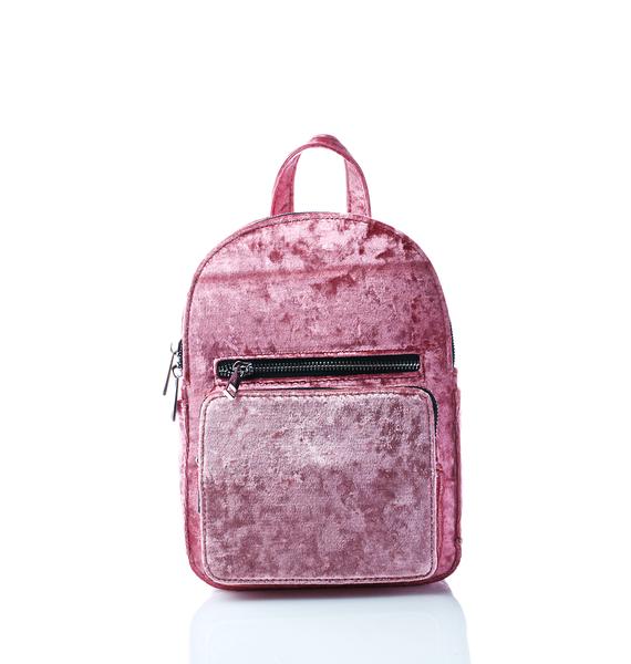 Pink Velvet Mini Backpack | Dolls Kill