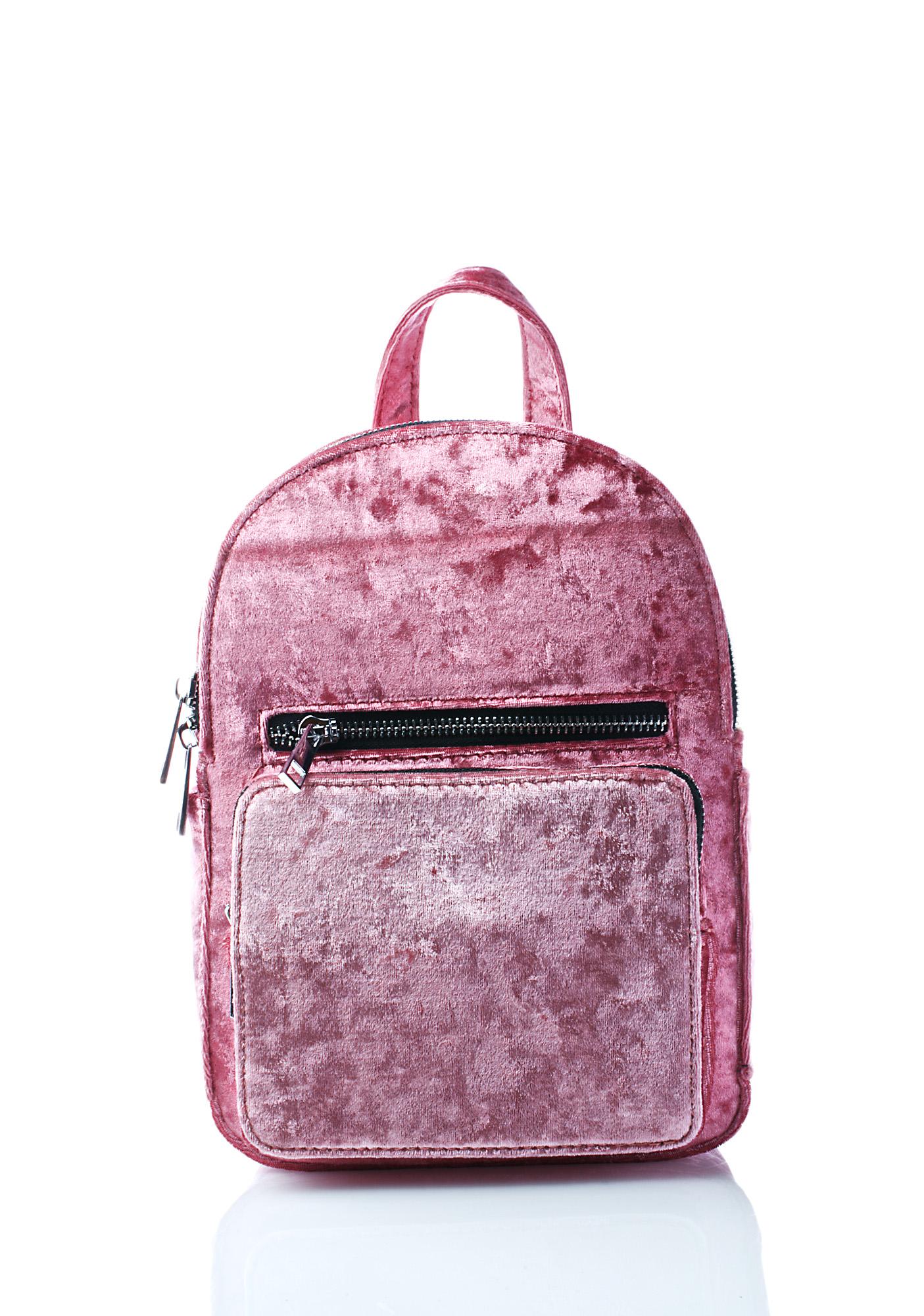 Pink Velvet Mini Backpack | Dolls Kill