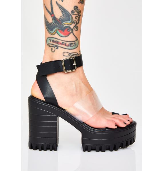 public desire ibiza chunky strap sandals