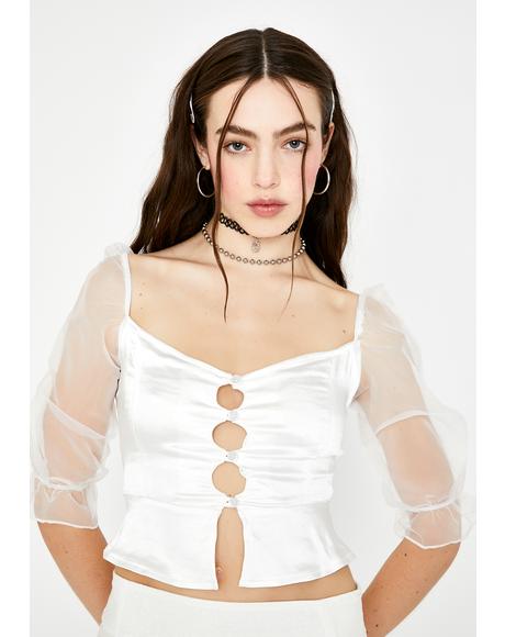 Viquela Button Up Top