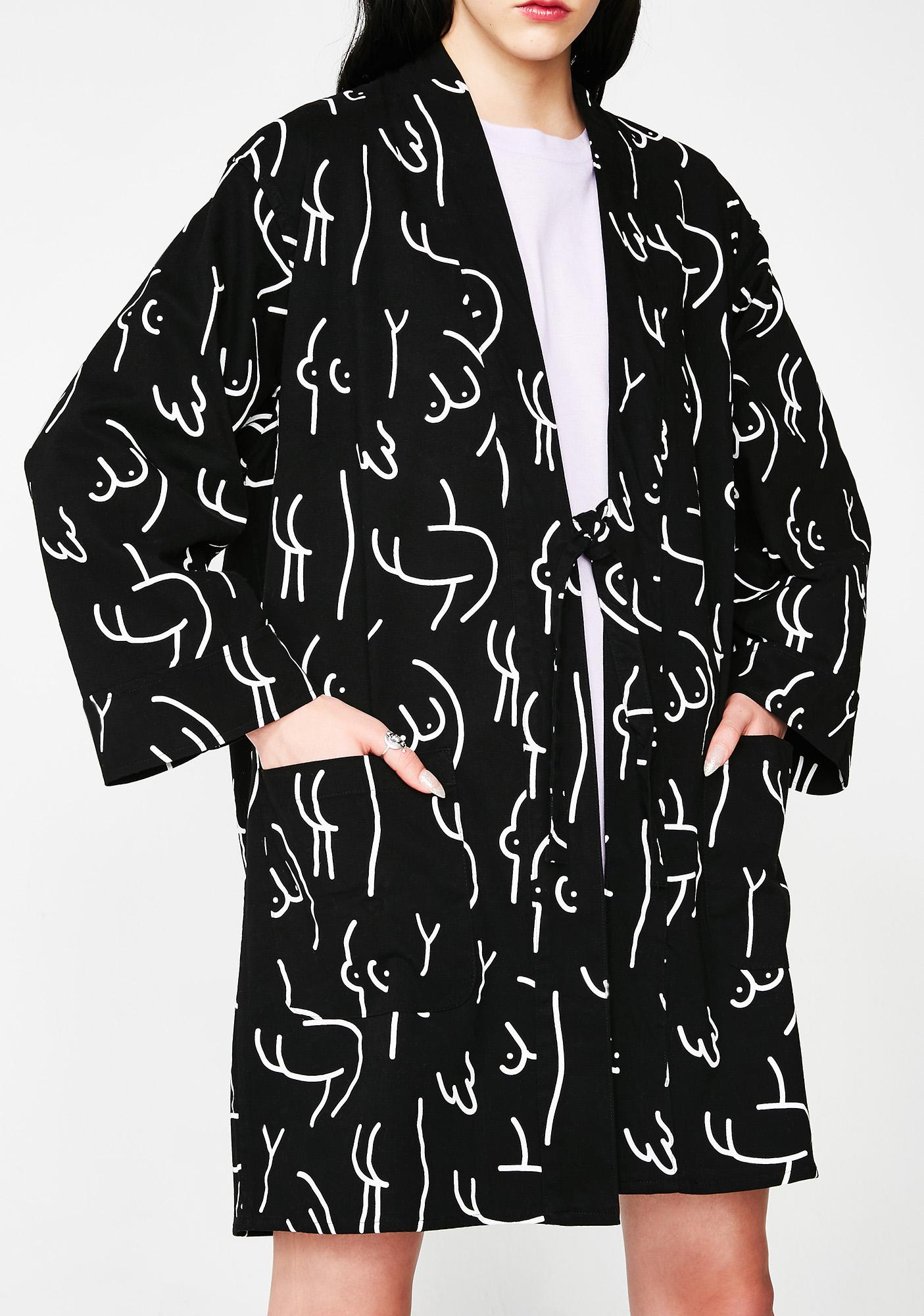 lazy kimono sleeve dress