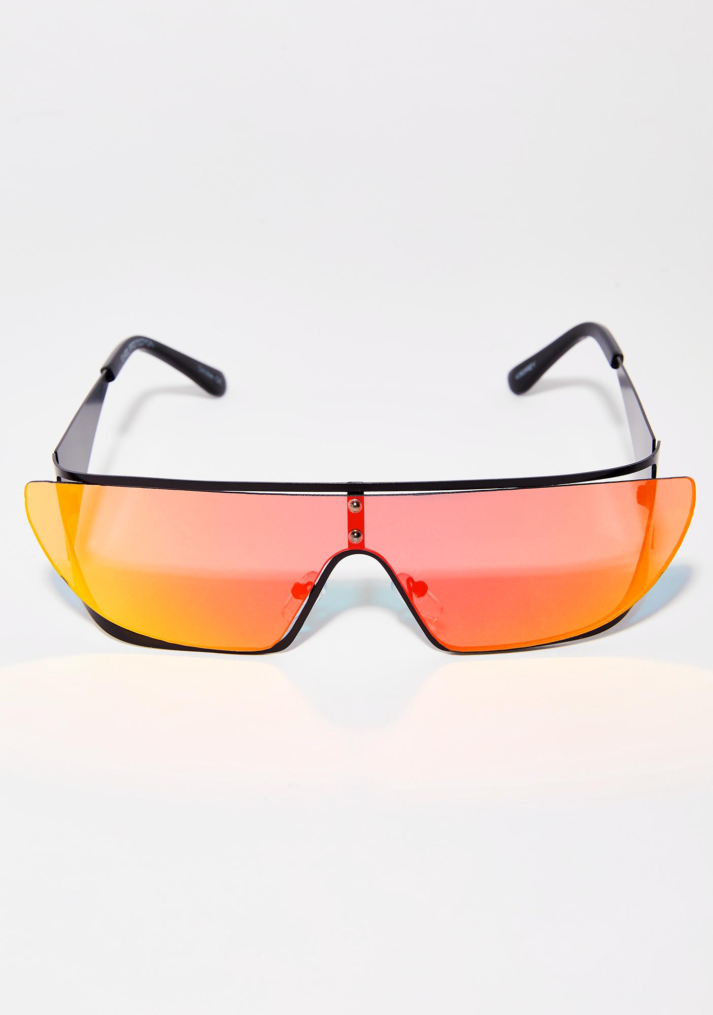 Rad and Refined Sunset Terminator Sunglasses | Dolls Kill