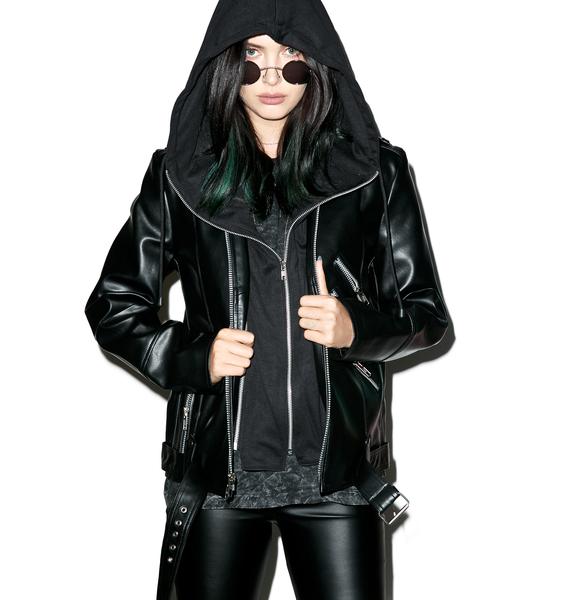 Killstar Moody Vegan Leather Jacket | Dolls Kill