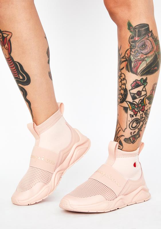 champion spiced almond pink shoes