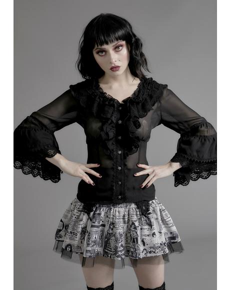 Invisible Forces Chiffon Blouse