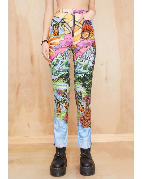 California Dreamin' Printed Pants