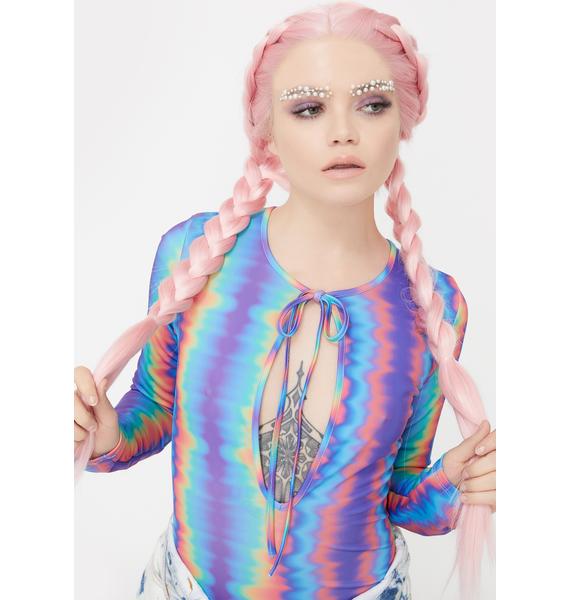 Lit Unicorns Candy $tripper Lace Front Wig | Dolls Kill
