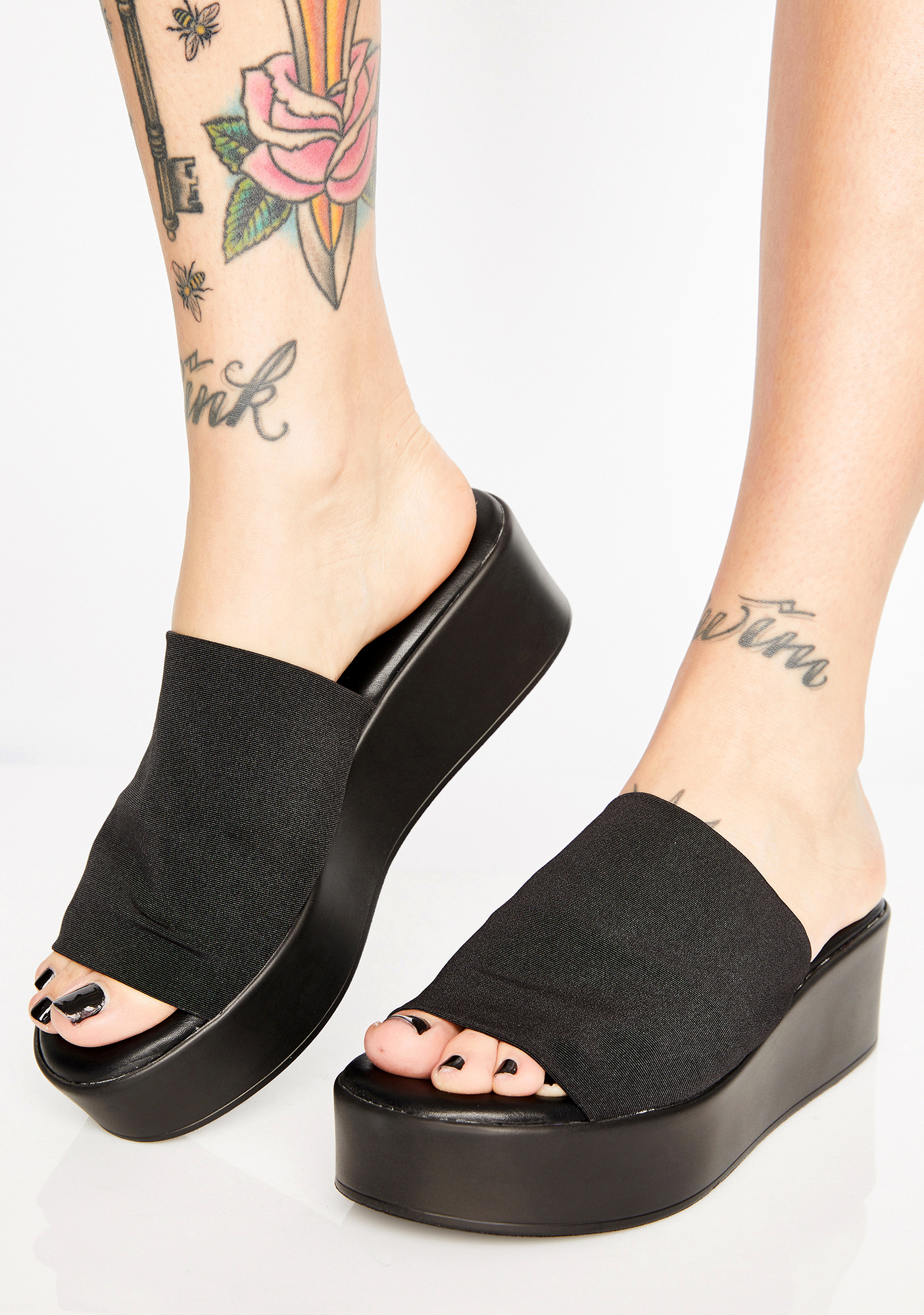 mule platform sandals