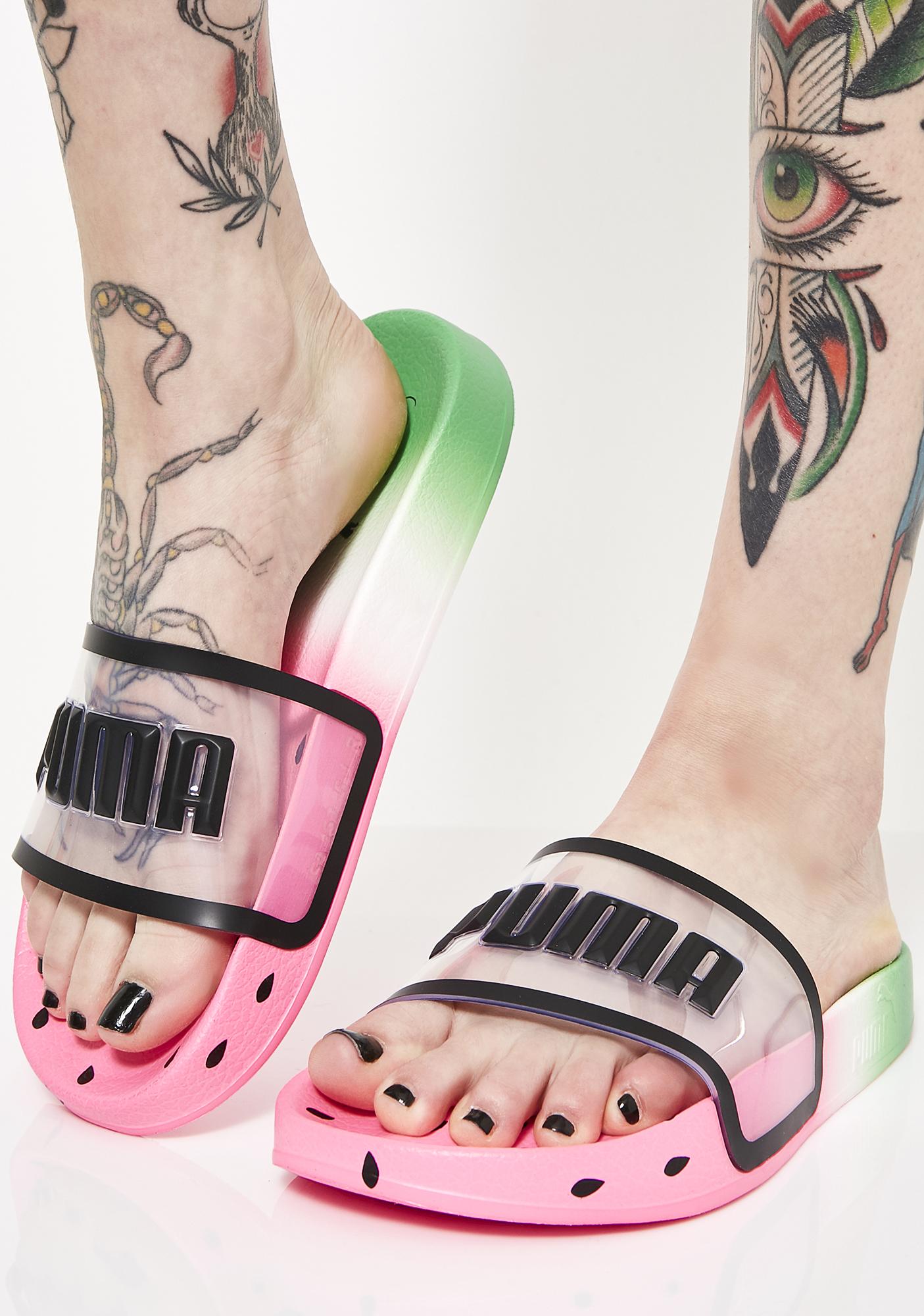 puma x sophia webster platform sandals