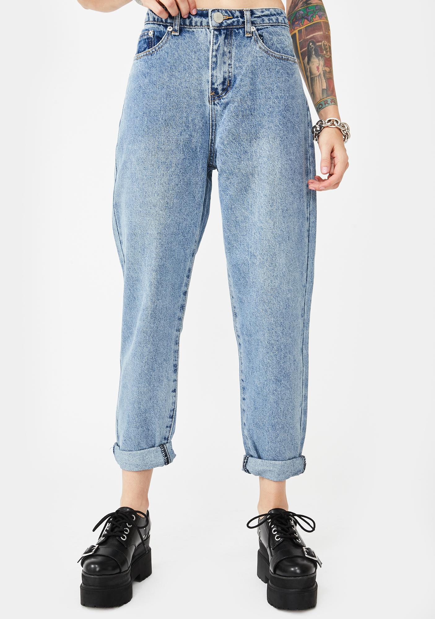 baggy jeans mid rise