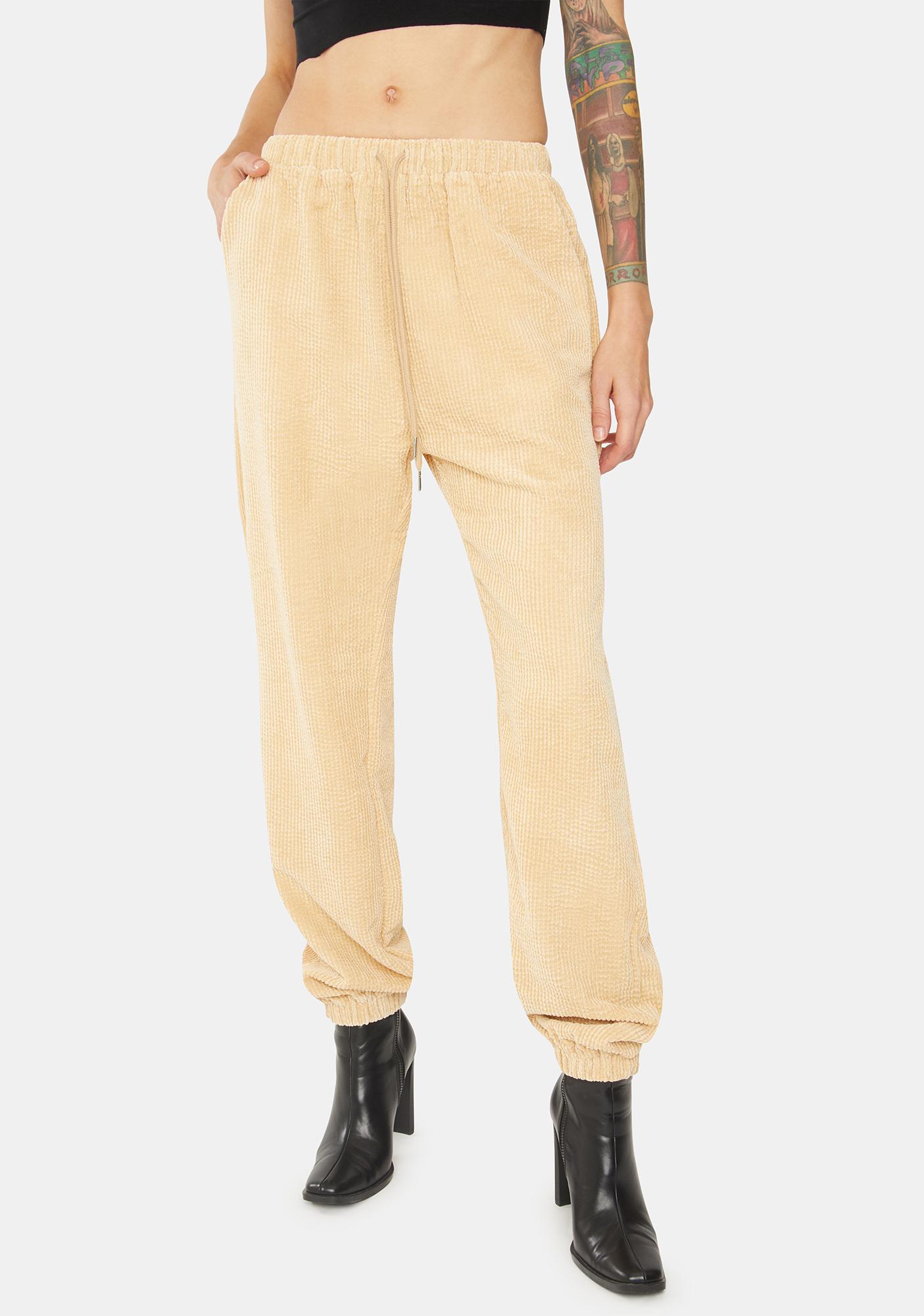 corduroy sweatpants