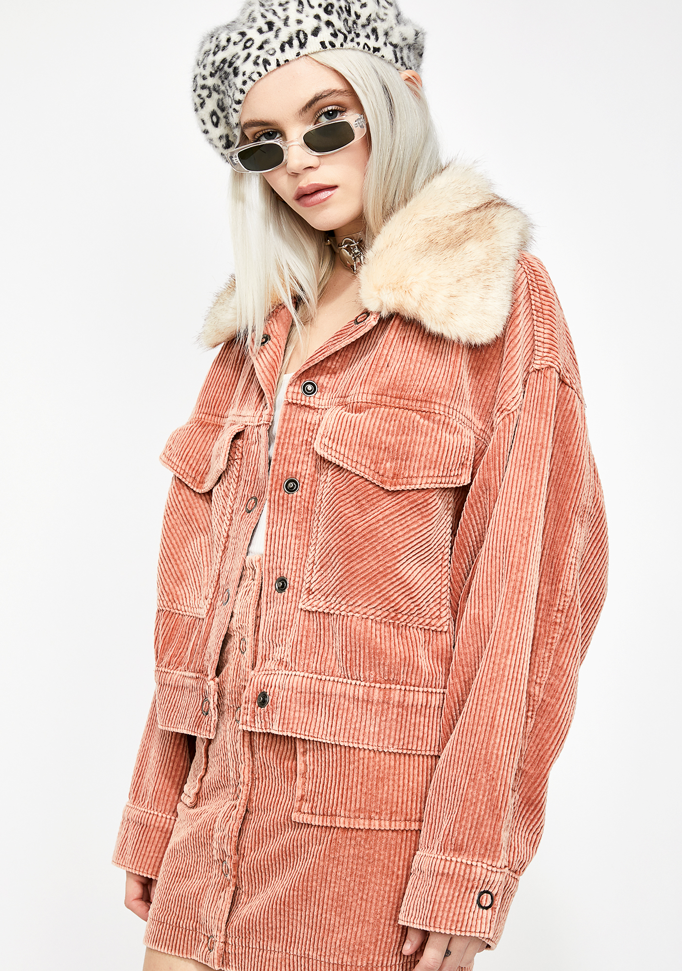 Honey Punch Pretty Sweet Enough Corduroy Jacket Dolls Kill