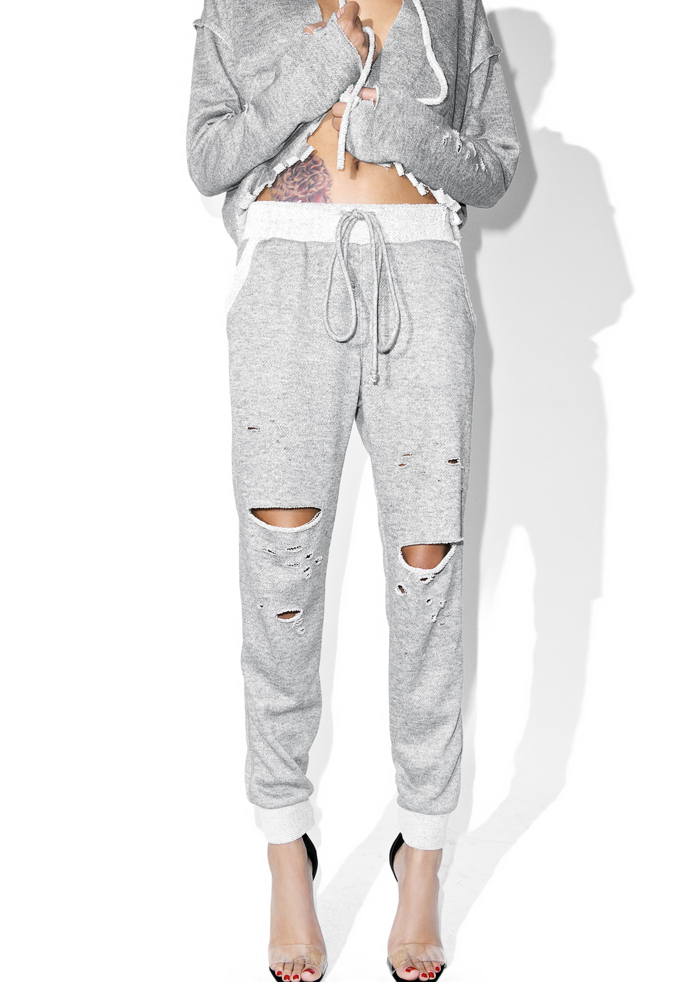 distressed sweatpants mens