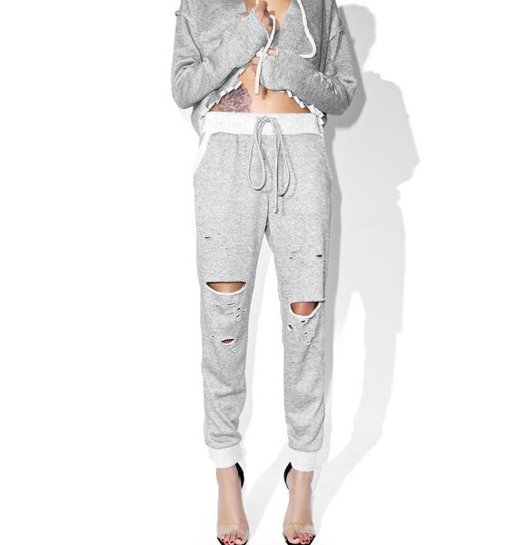 womens ripped sweatpants