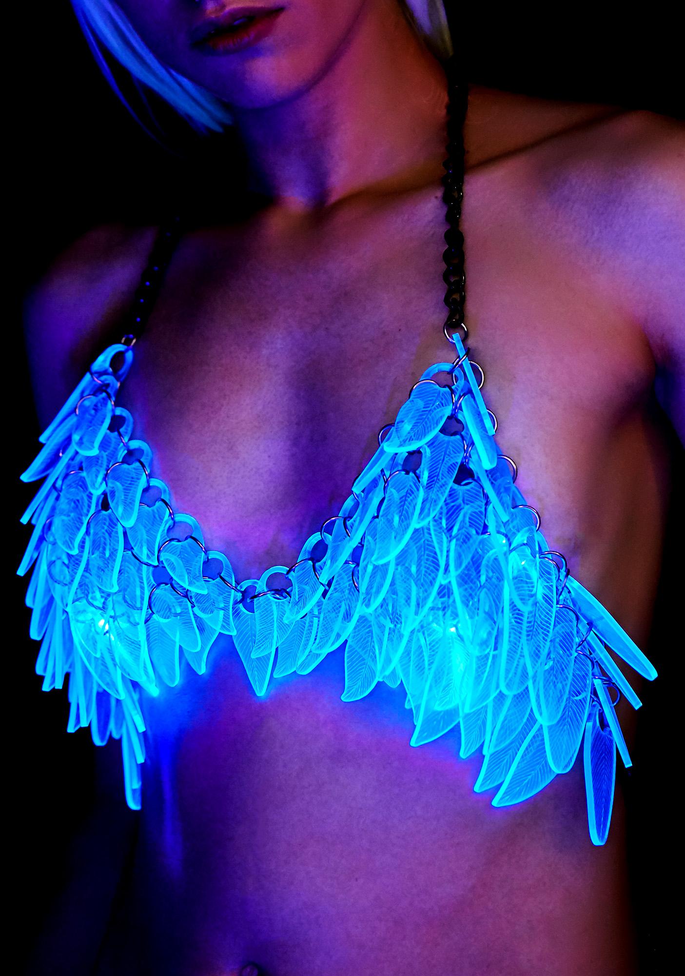 feather bra