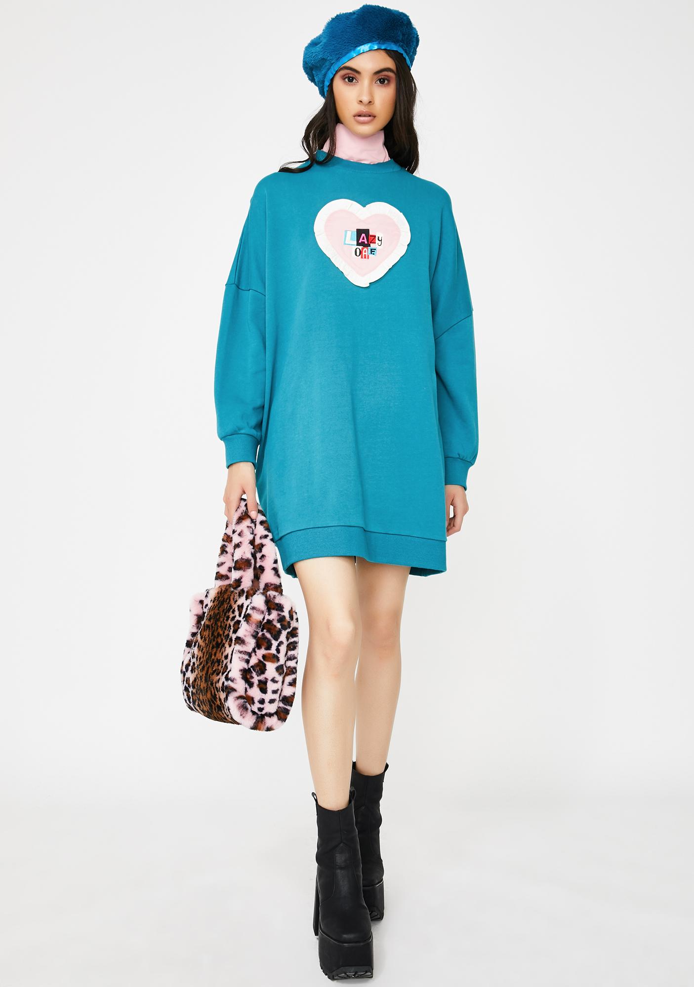 lazy oaf sweater dress