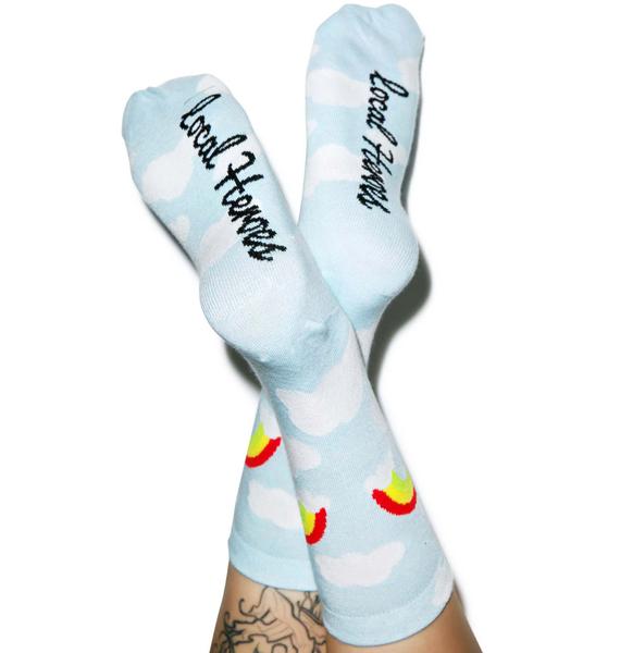 Local Heroes Cloud Socks | Dolls Kill