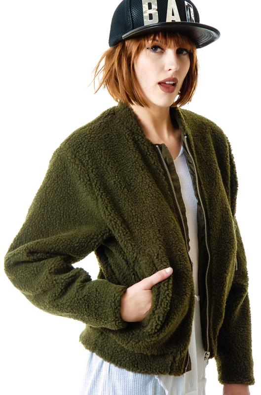 cheap monday teddy jacket