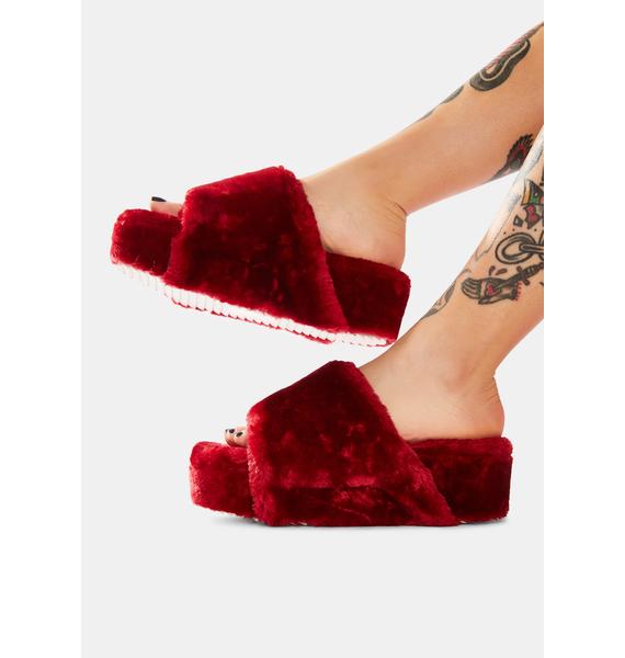 Joe's Jeans Criss Cross Faux Fur Platform Slides 8 NWT | Fashion tips, Shoes with jeans, Joes jeans