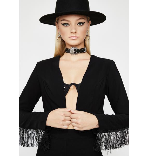 Fringe Jacket Crop Dolls Kill
