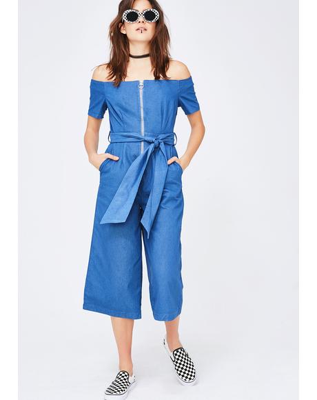 Good N' Ready Zip-Up Jumpsuit