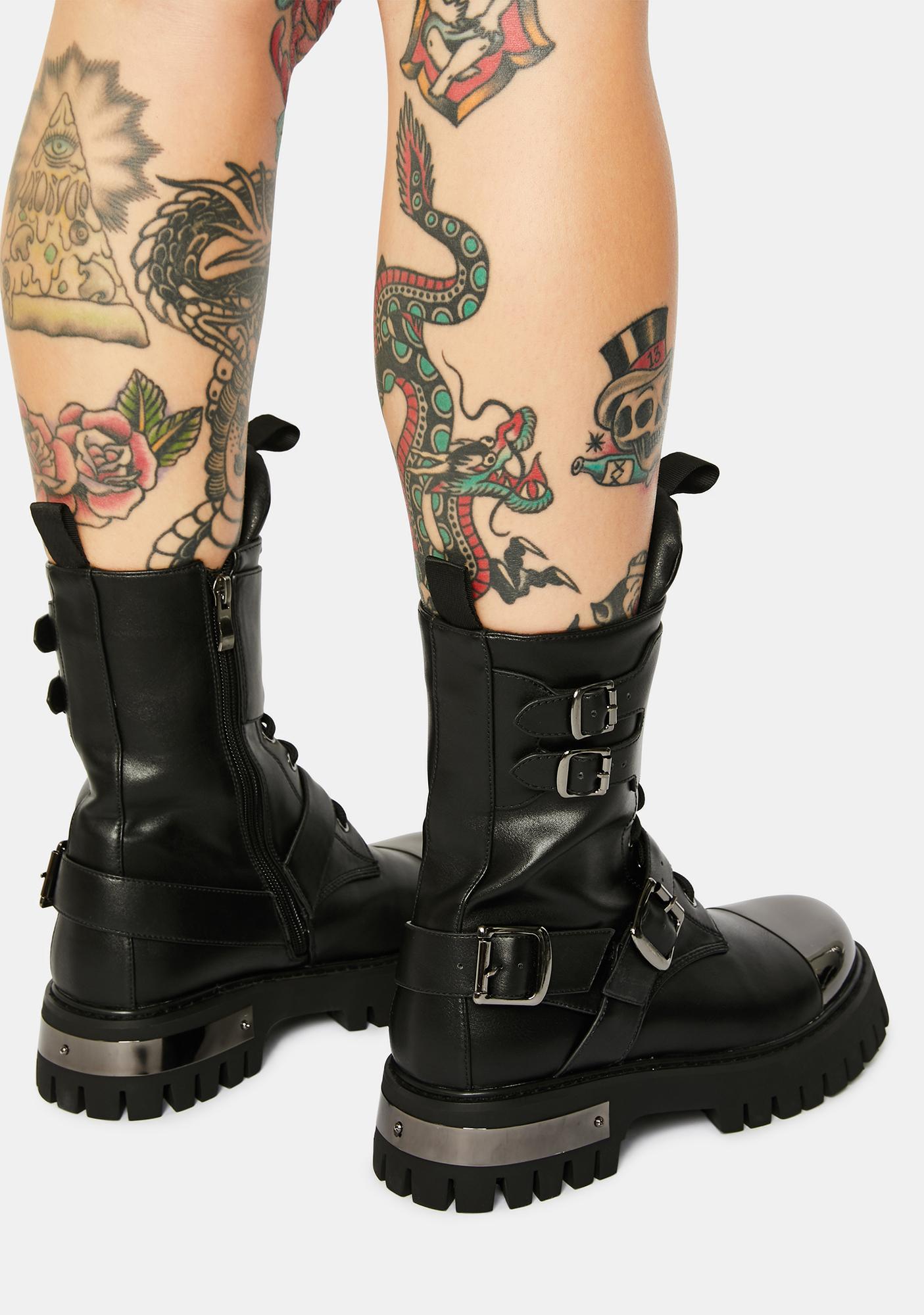 koi couture knee high boots