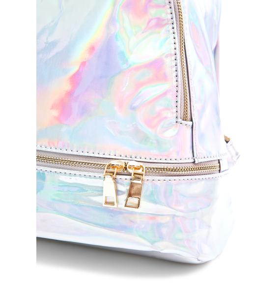 Gitsie Holographic Mini Backpack | Dolls Kill