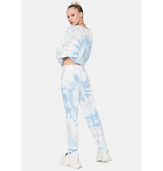 tie dye oversized joggers